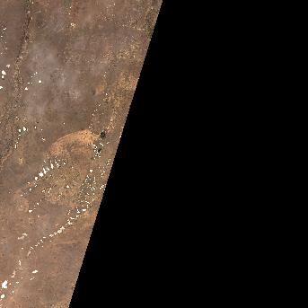Sentinel-2 satellite image of the area on 2 Oct 2026, the same day, before the event was reported