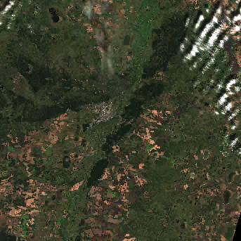 Sentinel-2 satellite image of the area on 2 Sep 2026, 7 days before this event