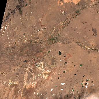 Sentinel-2 satellite image of the area on 6 Sep 2026, the day before this event
