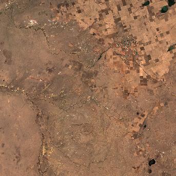 Sentinel-2 satellite image of the area on 16 Oct 2026, the same day, before the event was reported