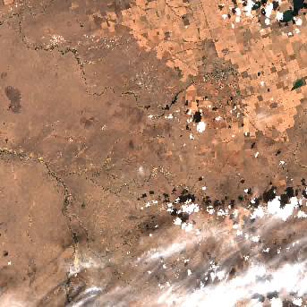 Sentinel-2 satellite image of the area on 6 Sep 2026, the day before this event