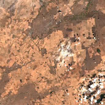 Sentinel-2 satellite image of the area on 6 Sep 2026, the day before this event