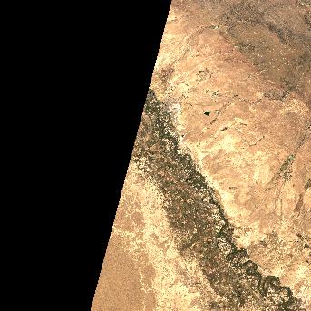 Sentinel-2 satellite image of the area on 7 Oct 2026, 2 days after this event