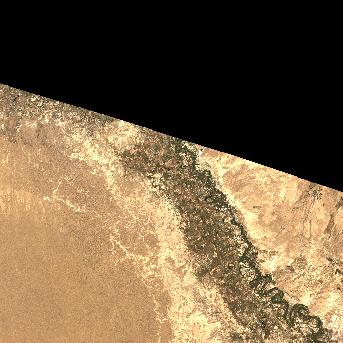 Sentinel-2 satellite image of the area on 8 Oct 2026, the day after this event