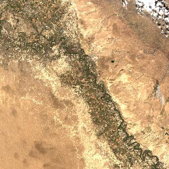 Sentinel-2 satellite image of the area on 28 Sep 2026, the day after this event