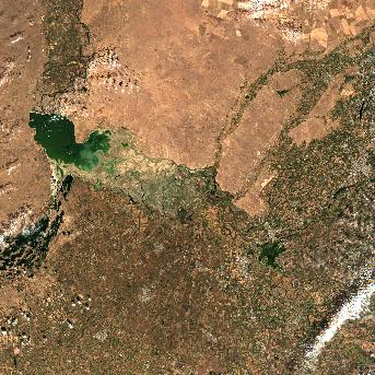 Sentinel-2 satellite image of the area on 5 Oct 2026, 10 days after this event