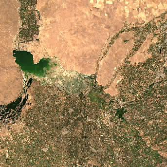 Sentinel-2 satellite image of the area on 17 Sep 2026, the day before this event