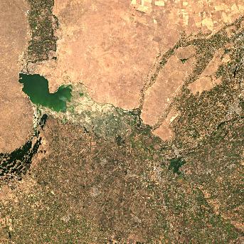 Sentinel-2 satellite image of the area on 25 Sep 2026, 4 days after this event