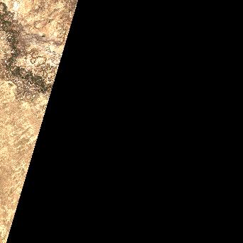 Sentinel-2 satellite image of the area on 18 Oct 2026, the day before this event