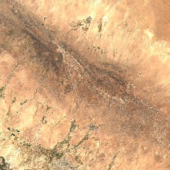 Sentinel-2 satellite image of the area on 17 Sep 2026, the day after this event