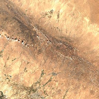 Sentinel-2 satellite image of the area on 25 Sep 2026, 4 days after this event