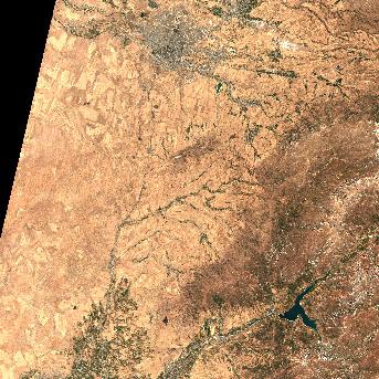 Sentinel-2 satellite image of the area on 22 Sep 2026, the same day, before the event was reported