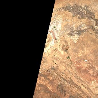Sentinel-2 satellite image of the area on 2 Oct 2026, the day before this event