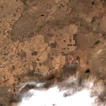 Sentinel-2 satellite image of the area on 11 Oct 2026, 14 days after this event