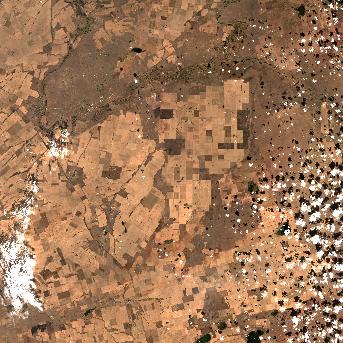 Sentinel-2 satellite image of the area on 23 Sep 2026, the day after this event