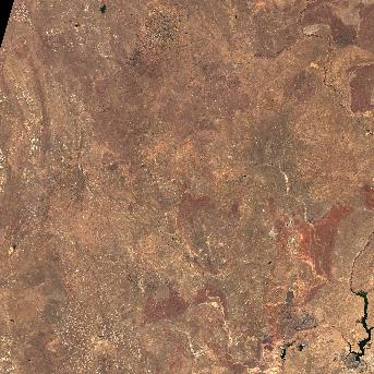 Sentinel-2 satellite image of the area on 13 Oct 2026, the same day, after the event was reported