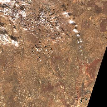 Sentinel-2 satellite image of the area on 1 Oct 2026, the day after this event