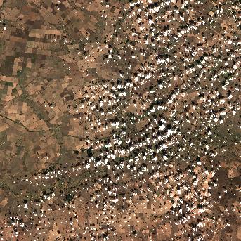 Sentinel-2 satellite image of the area on 23 Sep 2026, the day before this event