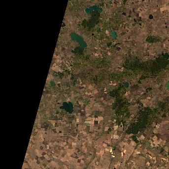 Sentinel-2 satellite image of the area on 30 Sep 2026, the day after this event