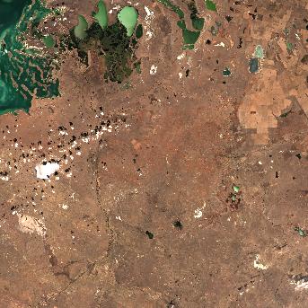 Sentinel-2 satellite image of the area on 23 Sep 2026, the day after this event