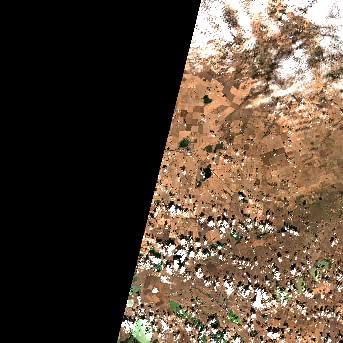Sentinel-2 satellite image of the area on 15 Sep 2026, the day after this event