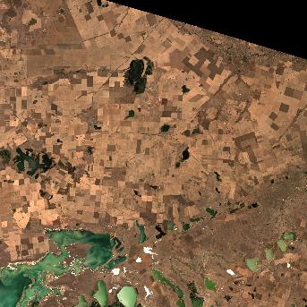 Sentinel-2 satellite image of the area on 28 Sep 2026, 4 days after this event