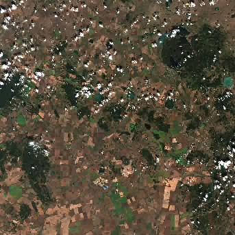 Sentinel-2 satellite image of the area on 24 Aug 2026, 14 days before this event