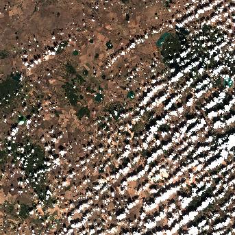 Sentinel-2 satellite image of the area on 23 Sep 2026, 9 days after this event