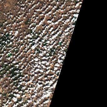 Sentinel-2 satellite image of the area on 26 Sep 2026, the day before this event