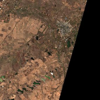 Sentinel-2 satellite image of the area on 23 Sep 2026, the day after this event