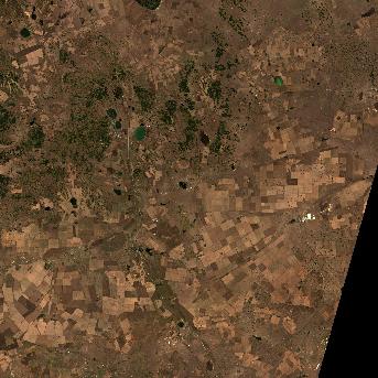 Sentinel-2 satellite image of the area on 28 Sep 2026, the day after this event