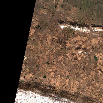 Sentinel-2 satellite image of the area on 27 Sep 2026, the same day, before the event was reported