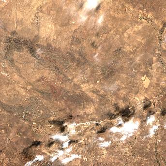 Sentinel-2 satellite image of the area on 8 Oct 2026, 16 days after this event