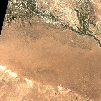 Sentinel-2 satellite image of the area on 6 Sep 2026, the day before this event