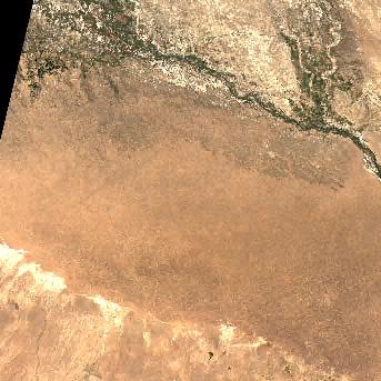 Sentinel-2 satellite image of the area on 16 Sep 2026, the same day, before the event was reported