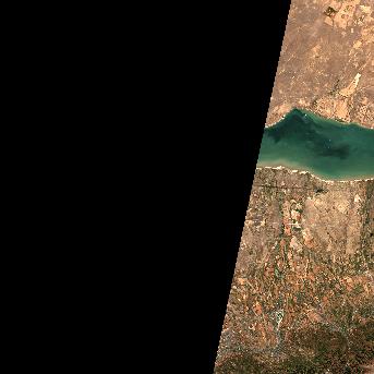Sentinel-2 satellite image of the area on 3 Oct 2026, 5 days after this event