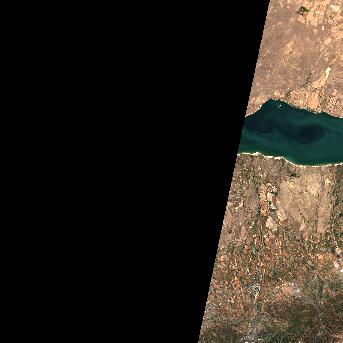 Sentinel-2 satellite image of the area on 28 Sep 2026, the day after this event