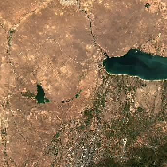 Sentinel-2 satellite image of the area on 6 Sep 2026, the day before this event