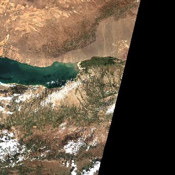 Sentinel-2 satellite image of the area on 16 Sep 2026, the day after this event