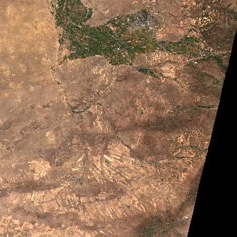 Sentinel-2 satellite image of the area on 11 Sep 2026, the same day, before the event was reported