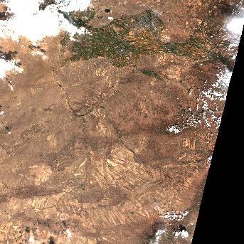 Sentinel-2 satellite image of the area on 21 Sep 2026, the same day, before the event was reported