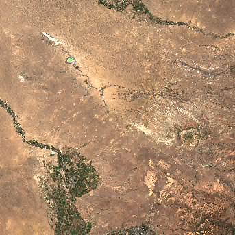 Sentinel-2 satellite image of the area on 11 Sep 2026, the same day, before the event was reported