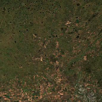 Sentinel-2 satellite image of the area on 8 Sep 2026, the same day, after the event was reported