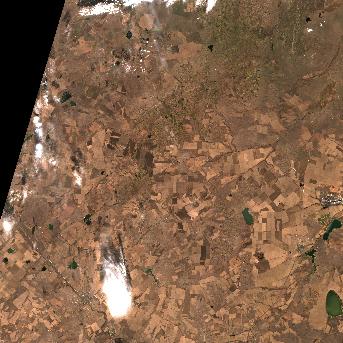 Sentinel-2 satellite image of the area on 2 Oct 2026, 2 days after this event