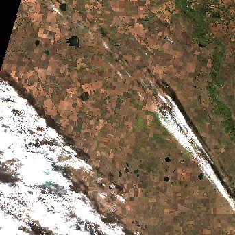 Sentinel-2 satellite image of the area on 12 Sep 2026, the same day, before the event was reported