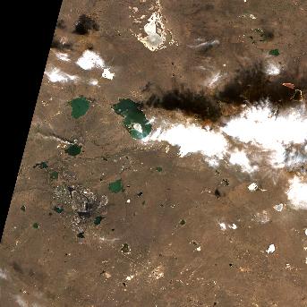 Sentinel-2 satellite image of the area on 1 Oct 2026, 2 days after this event