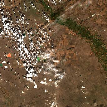 Sentinel-2 satellite image of the area on 24 Sep 2026, 7 days after this event