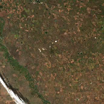 Sentinel-2 satellite image of the area on 12 Sep 2026, the same day, before the event was reported