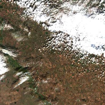 Sentinel-2 satellite image of the area on 22 Sep 2026, the day after this event