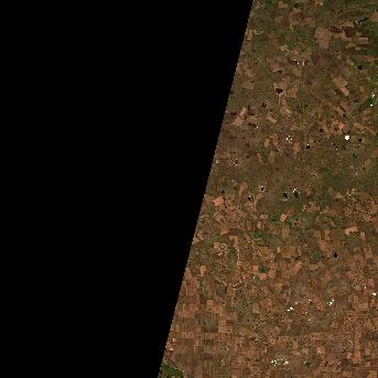 Sentinel-2 satellite image of the area on 29 Sep 2026, the same day, before the event was reported